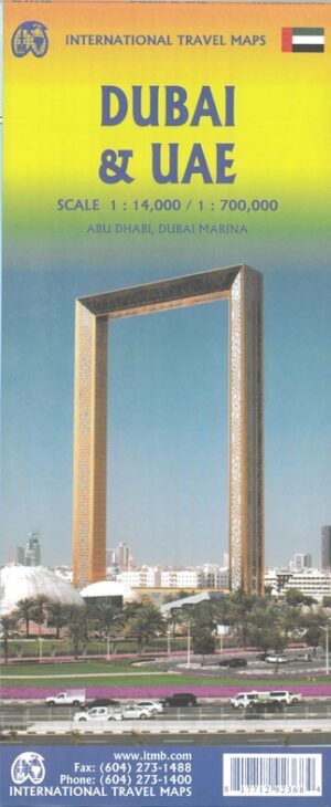 ITM Dubai | landkaart, autokaart, stadsplattegrond 1:15.000 9781771292368  International Travel Maps   Landkaarten en wegenkaarten, Stadsplattegronden Dubai, Abu Dhabi