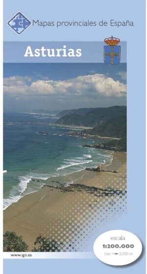 Prov.: Asturias 1:200.000 9788441665552  CNIG Provinciekaarten Spanje  Landkaarten en wegenkaarten Noordwest-Spanje