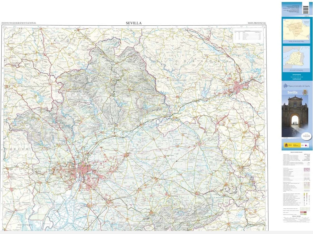 Prov.: Sevilla 1:200.000 9788441683570 CNIG Provinciekaarten Spanje Landkaarten en wegenkaarten Sevilla & Cordoba Prov.: Sevilla 1:200.000 9788441683570 CNIG Provinciekaarten Spanje Landkaarten en wegenkaarten Sevilla & Cordoba