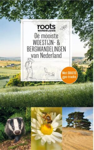 De mooiste woestijn- & bergwandelingen van Nederland 9789464043587  Fontaine Roots  Wandelgidsen Nederland