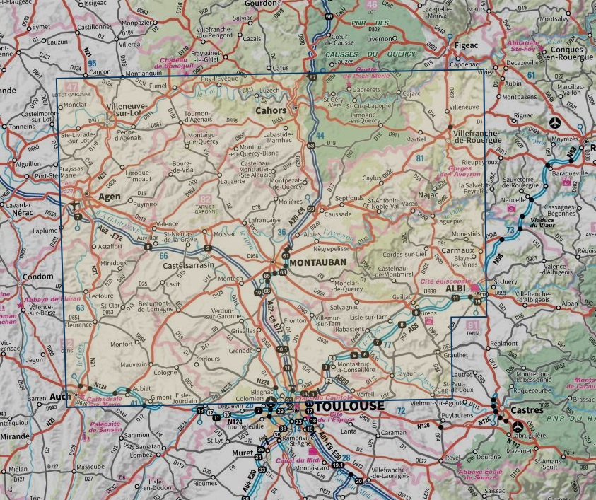 TCD-82 Tarn-et-Garonne | overzichtskaart / fietskaart 1:100.000 9782758555674 IGN TOP 100 Départemental Fietskaarten, Landkaarten en wegenkaarten Lot, Tarn, Toulouse TCD-82 Tarn-et-Garonne | overzichtskaart / fietskaart 1:100.000 9782758555674 IGN TOP 100 Départemental Fietskaarten, Landkaarten en wegenkaarten Lot, Tarn, Toulouse