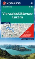 Kompass wandelkaart KP-116  Vierwaldstaettersee, Luzern 9783991543619  Kompass Wandelkaarten Kompass Zwitserland  Wandelkaarten Midden- en Oost-Zwitserland