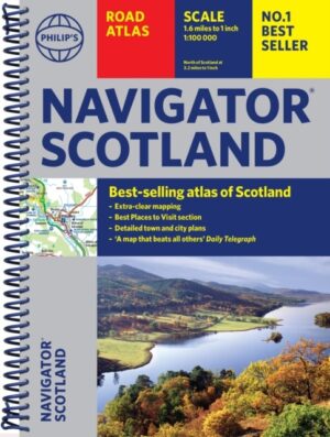 Philip's Navigator Scotland 9781849077033  Octopus - Philips   Wegenatlassen Schotland