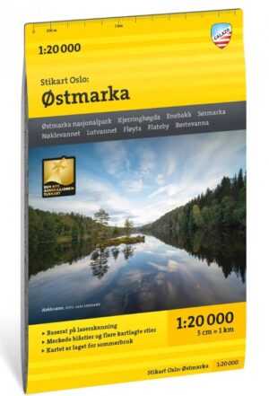 Oslo Ostmarka - Stikart  | wandelkaart 1:20.000 9789189371453  Calazo Calazo Noorwegen zuid  Wandelkaarten Zuid-Noorwegen