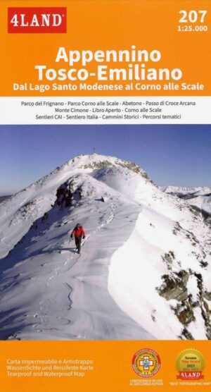 IM-207 Apennino-Tosco-Emiliano wandelkaart 1:25.000 9791280496485  Idea Montagna 4LAND  Wandelkaarten Toscane, Florence