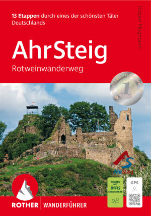 wandelgids AhrSteig Rother Wanderführer 9783763348862  Bergverlag Rother RWG  Meerdaagse wandelroutes, Wandelgidsen, Wijnreisgidsen Eifel