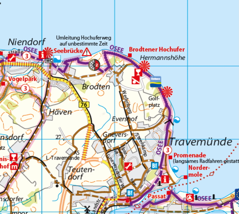 Lübeck omgeving fietskaart 1:75.000 9783969902516 ADFC / BVA ADFC Regionalkarte Fietskaarten Mecklenburg-Vorpommern Lübeck omgeving fietskaart 1:75.000 9783969902516 ADFC / BVA ADFC Regionalkarte Fietskaarten Mecklenburg-Vorpommern