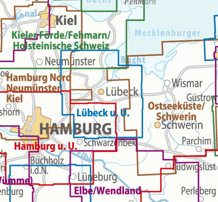 Lübeck omgeving fietskaart 1:75.000 9783969902516 ADFC / BVA ADFC Regionalkarte Fietskaarten Mecklenburg-Vorpommern Lübeck omgeving fietskaart 1:75.000 9783969902516 ADFC / BVA ADFC Regionalkarte Fietskaarten Mecklenburg-Vorpommern