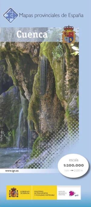 Prov.: Cuenca 1:200.000 9788441691391  CNIG Provinciekaarten Spanje  Landkaarten en wegenkaarten Madrid & Midden-Spanje