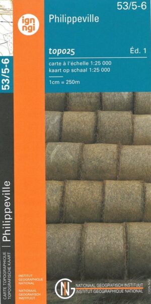 NGI-53/5-6  Philippeville - Rosee | topografische wandelkaart 1:25.000 9789462351479  Nationaal Geografisch Instituut NGI Wallonië 1:25.000  Wandelkaarten Wallonië (Ardennen)