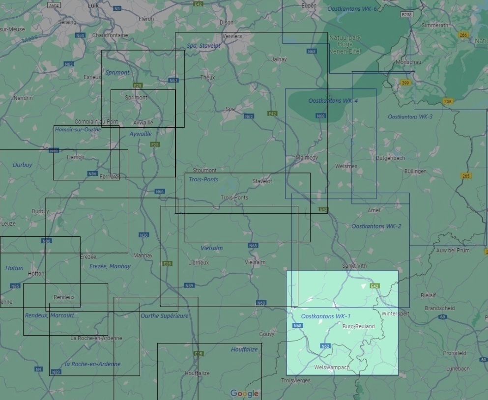 Oostkantons WK-1 wandelkaart Das Ourtal 1:25.000 9789462356825 NGI / VVV NGI / VVV wandelkaarten Wandelkaarten Wallonië (Ardennen) Oostkantons WK-1 wandelkaart Das Ourtal 1:25.000 9789462356825 NGI / VVV NGI / VVV wandelkaarten Wandelkaarten Wallonië (Ardennen)