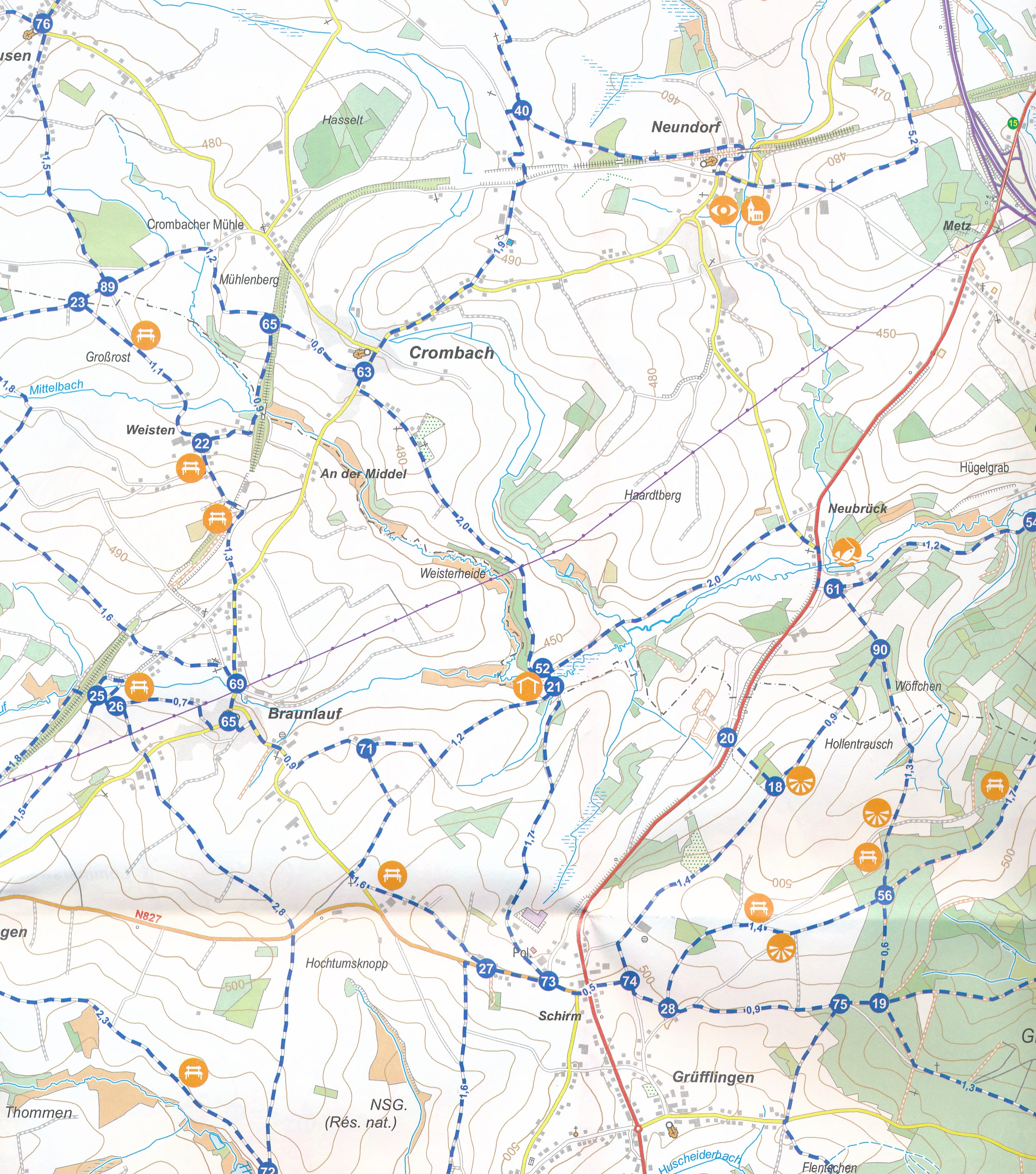 Oostkantons WK-1 wandelkaart Das Ourtal 1:25.000 9789462356825 NGI / VVV NGI / VVV wandelkaarten Wandelkaarten Wallonië (Ardennen) Oostkantons WK-1 wandelkaart Das Ourtal 1:25.000 9789462356825 NGI / VVV NGI / VVV wandelkaarten Wandelkaarten Wallonië (Ardennen)