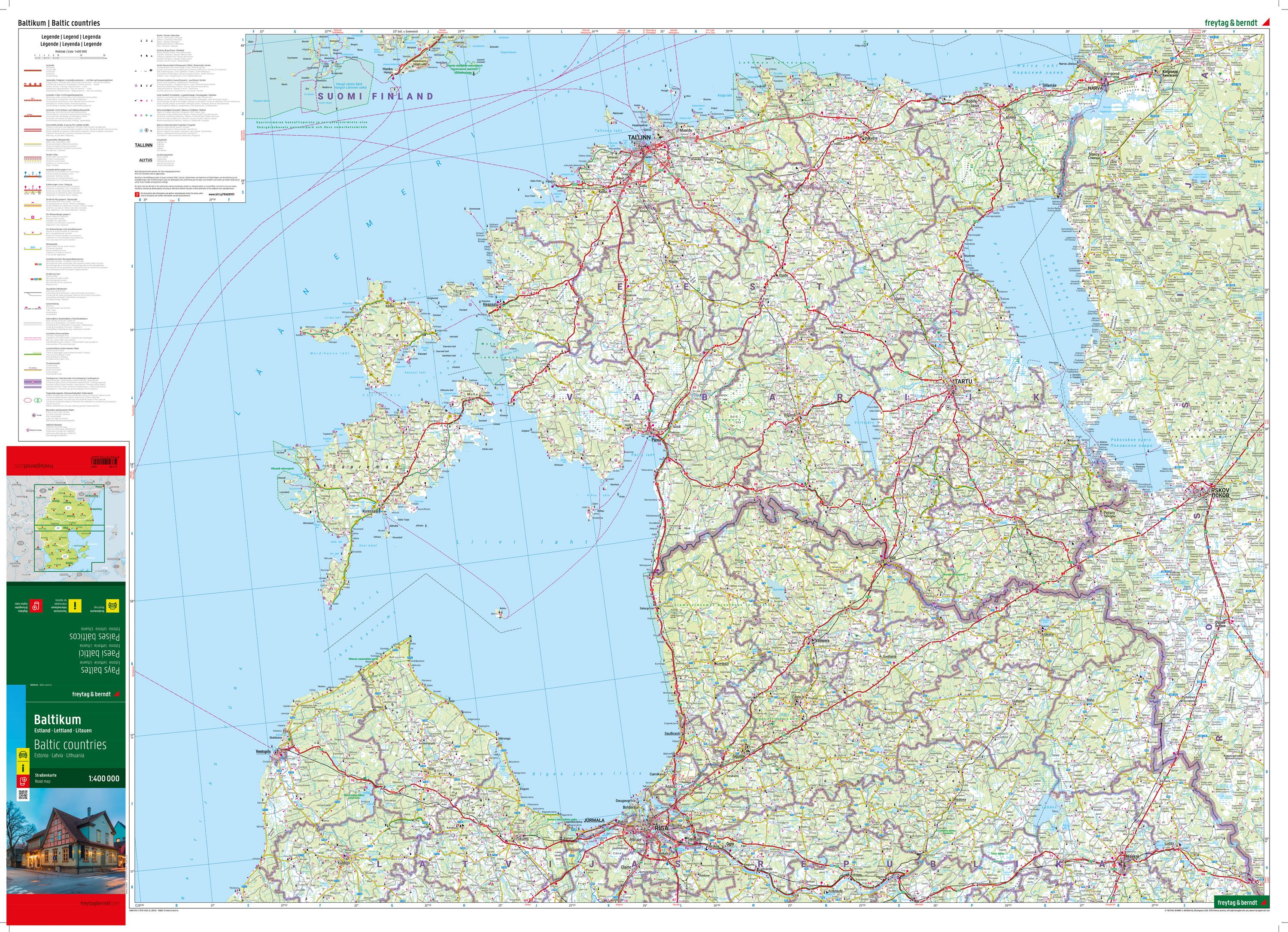 Baltische Staten | autokaart, wegenkaart 1:400.000 9783707924046 Freytag & Berndt Landkaarten en wegenkaarten Baltische Staten en Kaliningrad Baltische Staten | autokaart, wegenkaart 1:400.000 9783707924046 Freytag & Berndt Landkaarten en wegenkaarten Baltische Staten en Kaliningrad