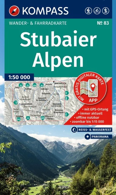 Kompass wandelkaart KP-83 Stubaier Alpen - Serleskamm 9783991544111 Kompass Wandelkaarten Kompass Oostenrijk Wandelkaarten Tirol Kompass wandelkaart KP-83 Stubaier Alpen - Serleskamm 9783991544111 Kompass Wandelkaarten Kompass Oostenrijk Wandelkaarten Tirol
