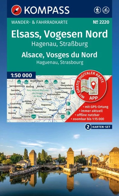 Kompass wandelkaart KP-2220 Vogezen-Noord (Vogesen-Nord) 9783991544135 Kompass Wandelkaarten Lopen naar Rome, Wandelkaarten Vogezen Kompass wandelkaart KP-2220 Vogezen-Noord (Vogesen-Nord) 9783991544135 Kompass Wandelkaarten Lopen naar Rome, Wandelkaarten Vogezen