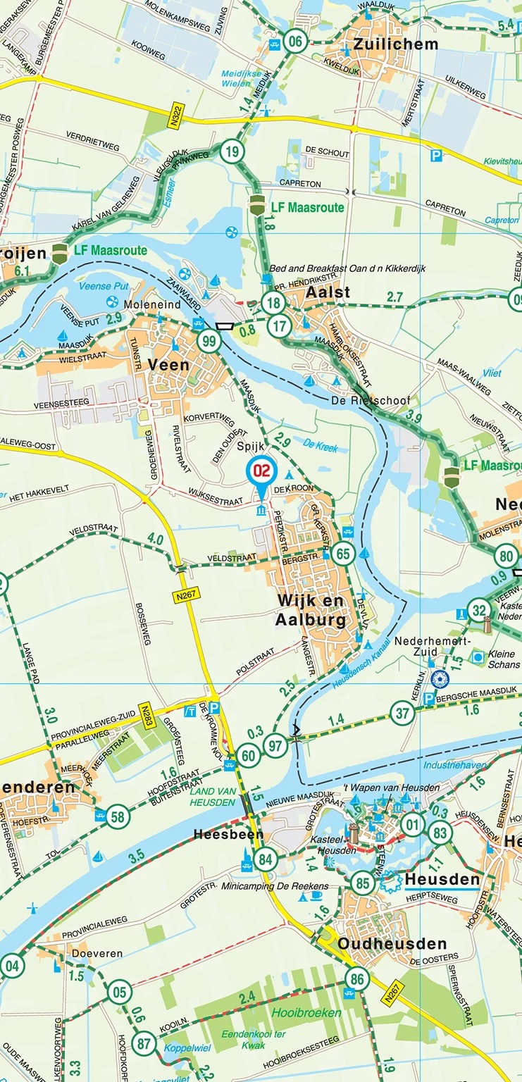 FFK-11 Rivierenland | VVV fietskaart 1:60.000 9789028705883 Falk Fietskaarten met Knooppunten Fietskaarten Nijmegen en het Rivierengebied FFK-11 Rivierenland | VVV fietskaart 1:60.000 9789028705883 Falk Fietskaarten met Knooppunten Fietskaarten Nijmegen en het Rivierengebied