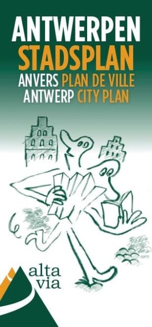 Antwerpen stadsplan | Stadsplattegrond 1:10.000, 1:6.000 en 1:45.000 9789464360042  Alta Via   Stadsplattegronden Antwerpen & oostelijk Vlaanderen