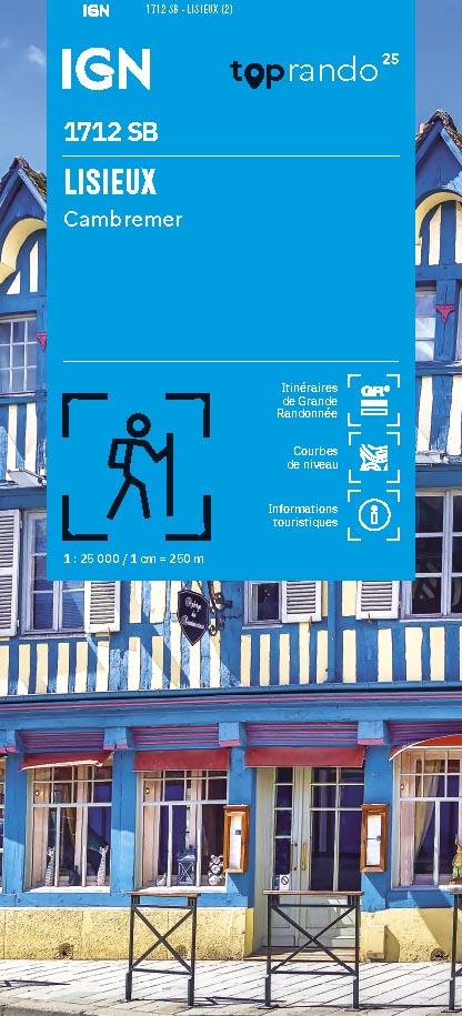 SB-1712 wandelkaart omg. Lisieux | wandelkaart 1:25.000 9782758557210 IGN IGN 25 Normandië Wandelkaarten Normandië SB-1712 wandelkaart omg. Lisieux | wandelkaart 1:25.000 9782758557210 IGN IGN 25 Normandië Wandelkaarten Normandië