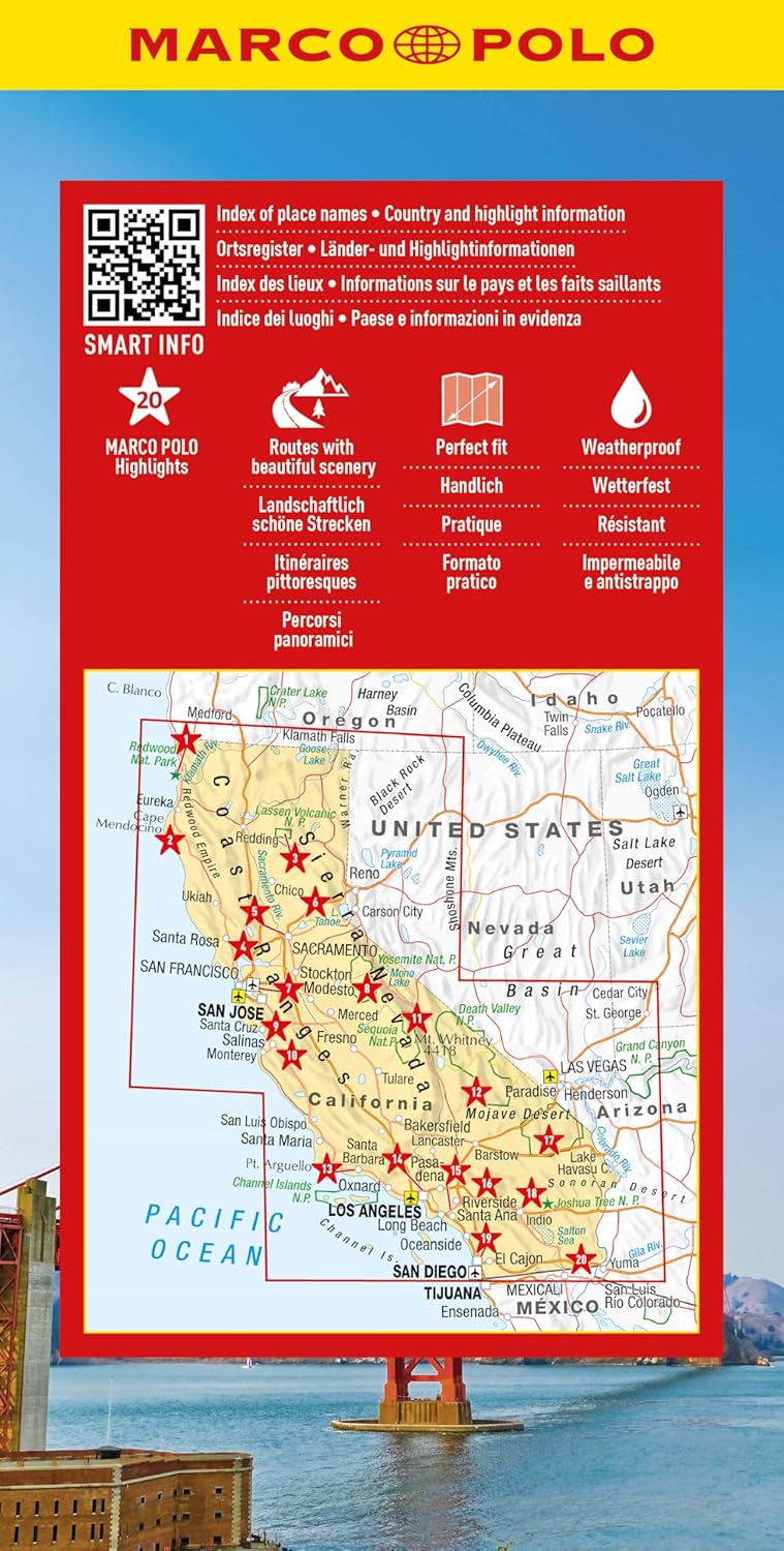 California 1:800.000 9783575021496 Marco Polo (D) MP Wegenkaarten Landkaarten en wegenkaarten California, Nevada California 1:800.000 9783575021496 Marco Polo (D) MP Wegenkaarten Landkaarten en wegenkaarten California, Nevada