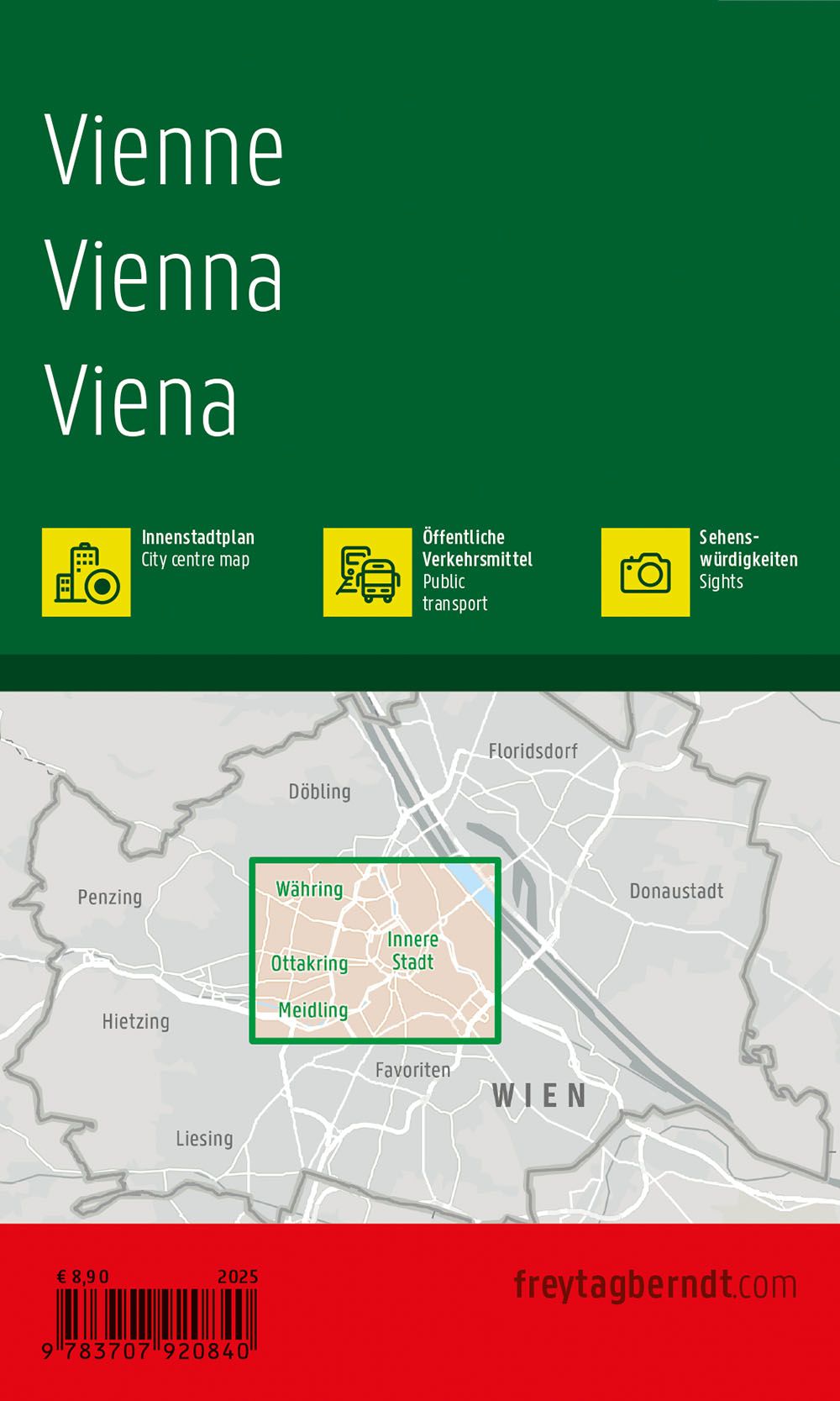 Wenen (Wien) 1:15.000 | stadsplattegrond 9783707920840 Freytag & Berndt Compact plattegrond Stadsplattegronden Wenen Wenen (Wien) 1:15.000 | stadsplattegrond 9783707920840 Freytag & Berndt Compact plattegrond Stadsplattegronden Wenen