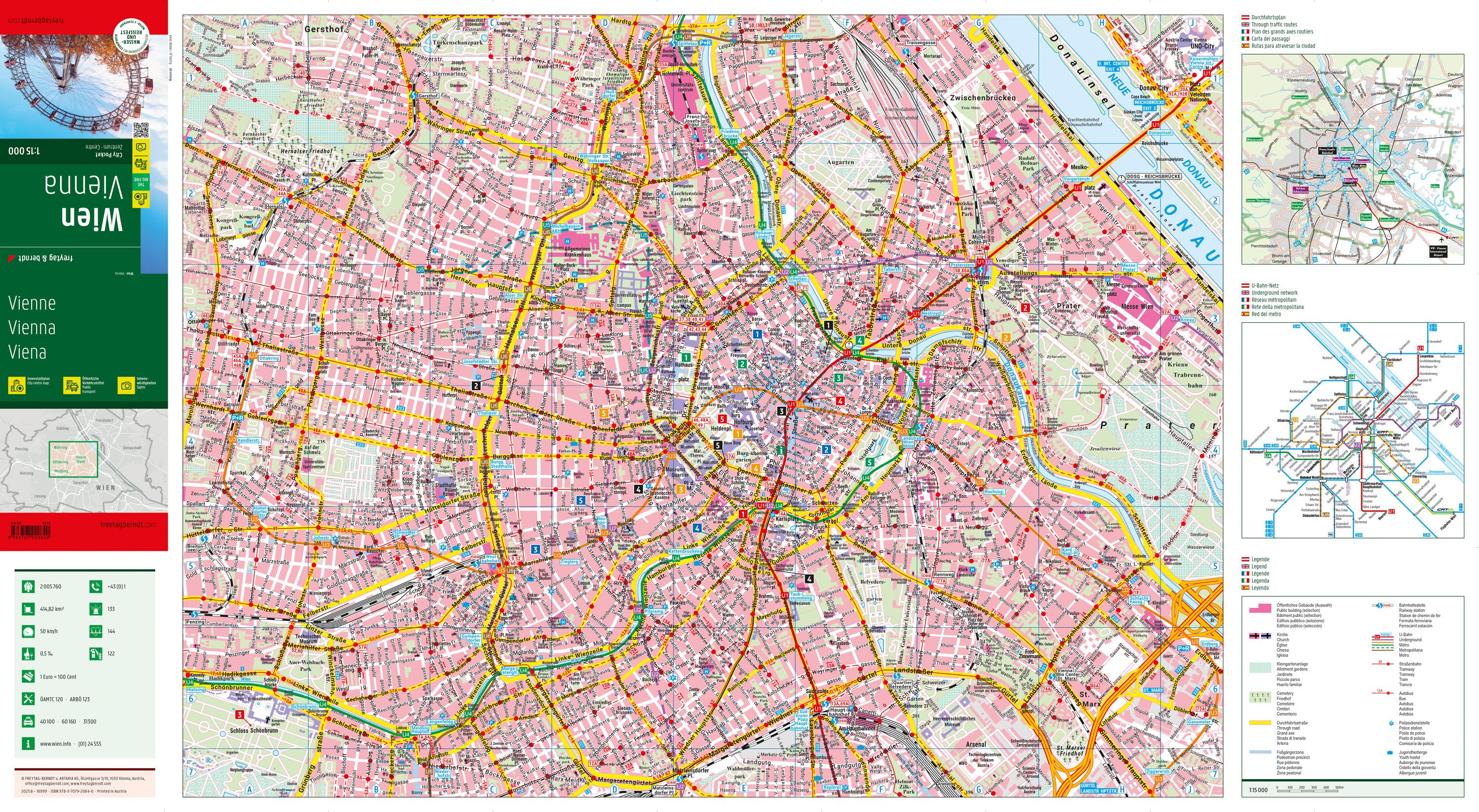 Wenen (Wien) 1:15.000 | stadsplattegrond 9783707920840 Freytag & Berndt Compact plattegrond Stadsplattegronden Wenen Wenen (Wien) 1:15.000 | stadsplattegrond 9783707920840 Freytag & Berndt Compact plattegrond Stadsplattegronden Wenen