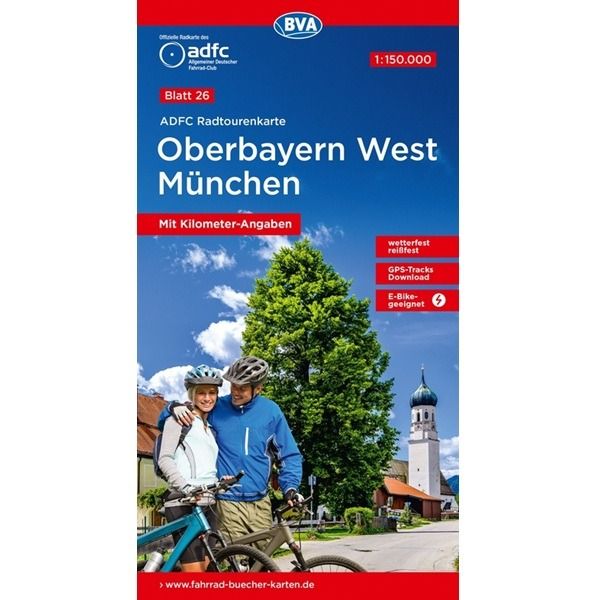 ADFC-26 Oberbayern/München | fietskaart 1:150.000 9783969902608 ADFC / BVA Radtourenkarten 1:150.000 Fietskaarten Beierse Alpen ADFC-26 Oberbayern/München | fietskaart 1:150.000 9783969902608 ADFC / BVA Radtourenkarten 1:150.000 Fietskaarten Beierse Alpen