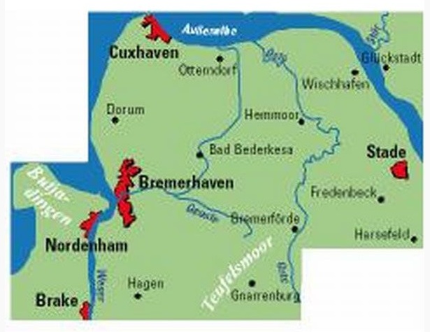 Cuxhaven, Bremerhaven fietskaart 1:75.000 9783969902738 ADFC / BVA ADFC Regionalkarte Fietskaarten Bremen, Ems, Weser, Hannover & overig Niedersachsen Cuxhaven, Bremerhaven fietskaart 1:75.000 9783969902738 ADFC / BVA ADFC Regionalkarte Fietskaarten Bremen, Ems, Weser, Hannover & overig Niedersachsen