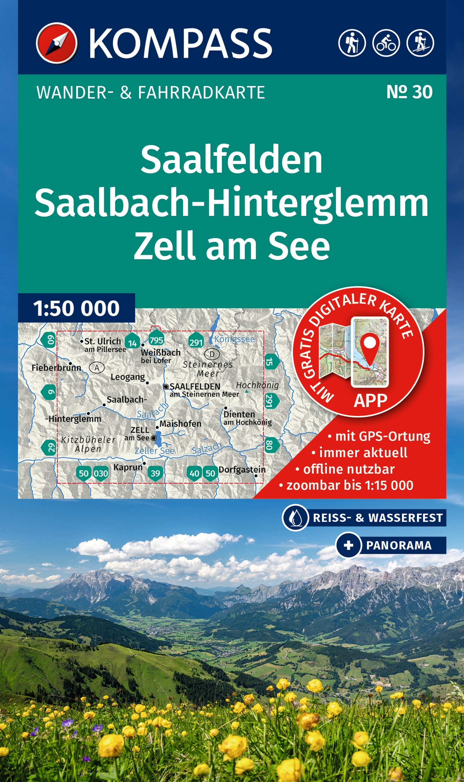 Kompass wandelkaart KP-30 Saalfelden, Saalbach, Hinterglemm, Zell am See 9783991544074 Kompass Wandelkaarten Kompass Oostenrijk Wandelkaarten Salzburger Land & Stiermarken Kompass wandelkaart KP-30 Saalfelden, Saalbach, Hinterglemm, Zell am See 9783991544074 Kompass Wandelkaarten Kompass Oostenrijk Wandelkaarten Salzburger Land & Stiermarken