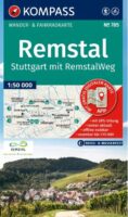 Kompass wandelkaart KP-785 Remstal, Stuttgart, mit RemstalWeg 9783991544883  Kompass Wandelkaarten Kompass BW-Nord  Wandelkaarten Heidelberg, Kraichgau, Stuttgart, Neckar