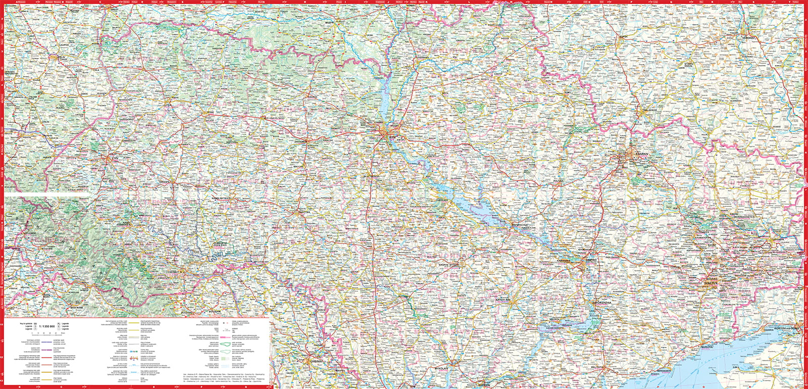 Ukraine wegenkaart 1:1.350.000 9788375464665 Express Map / Terraquest Landkaarten en wegenkaarten Oekraïne Ukraine wegenkaart 1:1.350.000 9788375464665 Express Map / Terraquest Landkaarten en wegenkaarten Oekraïne