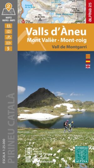 wandelkaart Valls d'Aneu - Mont Valier - Mont-roig / Vall de Montgarri 9788470111792  Editorial Alpina   Wandelkaarten Spaanse Pyreneeën