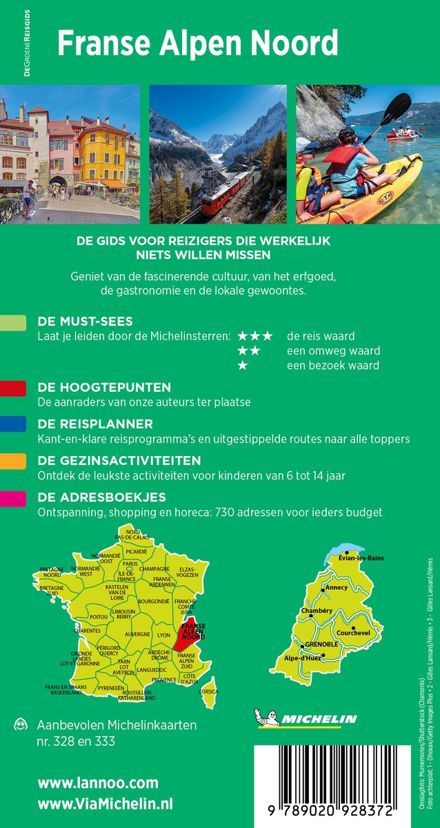 Franse Alpen Noord | Michelin reisgids 9789020928372 Michelin Michelin Groene gidsen Reisgidsen Franse Alpen: noord Franse Alpen Noord | Michelin reisgids 9789020928372 Michelin Michelin Groene gidsen Reisgidsen Franse Alpen: noord