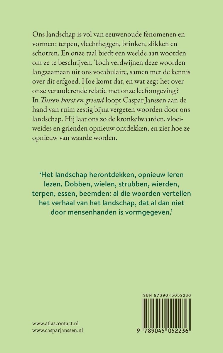 Tussen horst en griend | Caspar Janssen 9789045052236 Atlas-Contact Natuurgidsen Nederland Tussen horst en griend | Caspar Janssen 9789045052236 Atlas-Contact Natuurgidsen Nederland