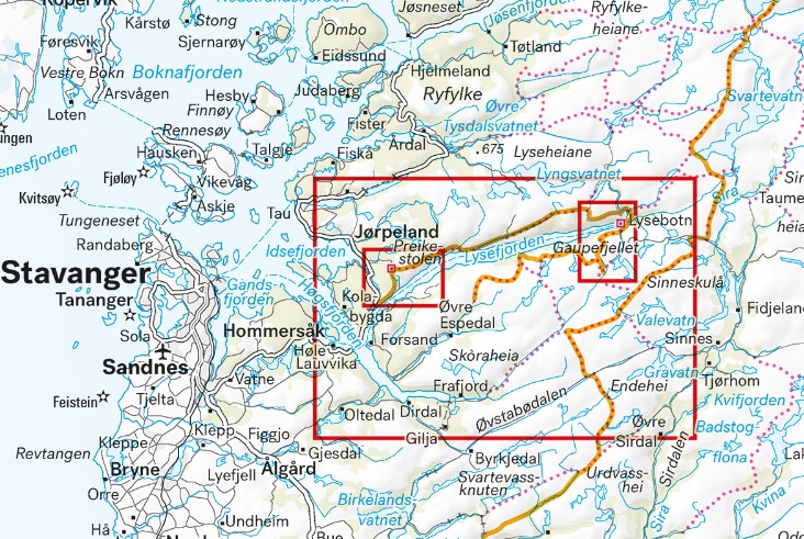 Turkart Lysefjorden, Preikestolen & Kjerag wandelkaart 1:50 000 / 1:15 000 9789189880252 Calazo Calazo Noorwegen zuid Wandelkaarten Zuid-Noorwegen Turkart Lysefjorden, Preikestolen & Kjerag wandelkaart 1:50 000 / 1:15 000 9789189880252 Calazo Calazo Noorwegen zuid Wandelkaarten Zuid-Noorwegen