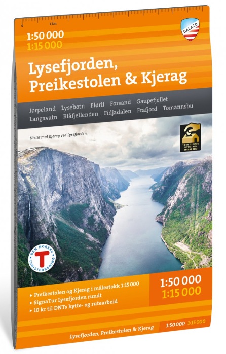 Turkart Lysefjorden, Preikestolen & Kjerag wandelkaart 1:50 000 / 1:15 000 9789189880252 Calazo Calazo Noorwegen zuid Wandelkaarten Zuid-Noorwegen Turkart Lysefjorden, Preikestolen & Kjerag wandelkaart 1:50 000 / 1:15 000 9789189880252 Calazo Calazo Noorwegen zuid Wandelkaarten Zuid-Noorwegen