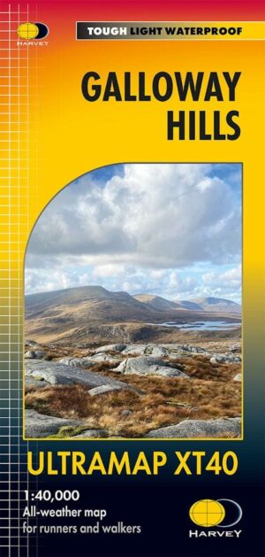 Galloway Hills | wandelkaart 1:40.000 9781851377282  Harvey Maps   Wandelkaarten Zuid-Schotland