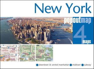 New York pop out map | stadsplattegrondje in zakformaat 9781914515972  Grantham Book Services PopOut Maps  Stadsplattegronden New York, Pennsylvania, Washington DC