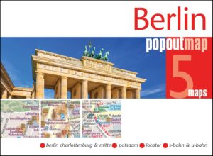 Berlin pop out map | stadsplattegrondje in zakformaat 9781917131131  Grantham Book Services PopOut Maps  Stadsplattegronden Berlijn