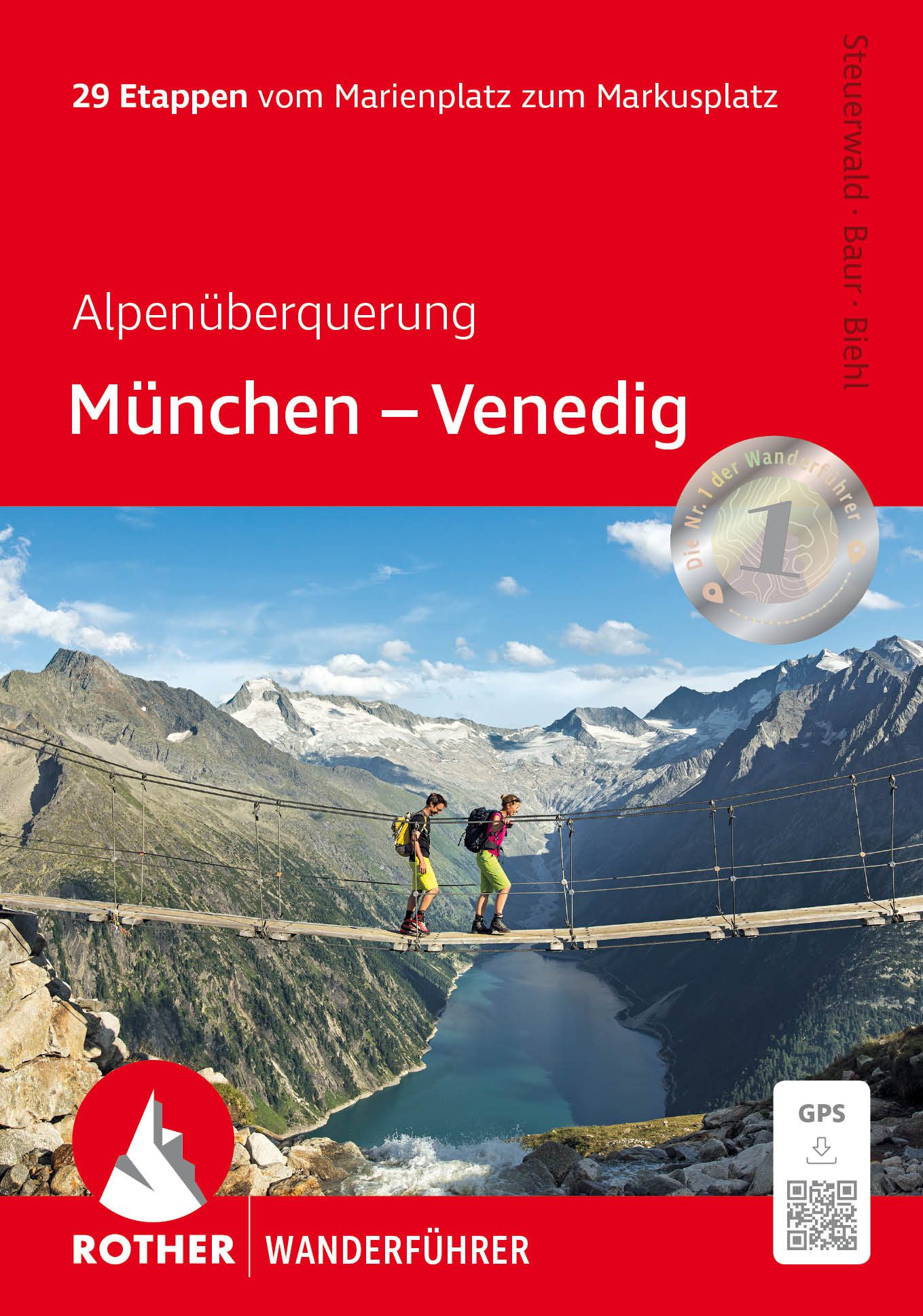 wandelgids München - Venedig Rother Wanderführer 9783763314171 Bergverlag Rother RWG Wandelgidsen Zwitserland en Oostenrijk (en Alpen als geheel) wandelgids München - Venedig Rother Wanderführer 9783763314171 Bergverlag Rother RWG Wandelgidsen Zwitserland en Oostenrijk (en Alpen als geheel)