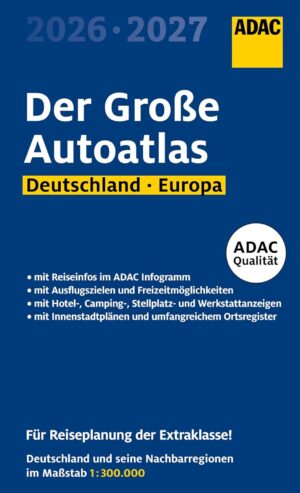 Der Grosse ADAC Atlas 2026/2027 9783826423840  Mair   Wegenatlassen Europa