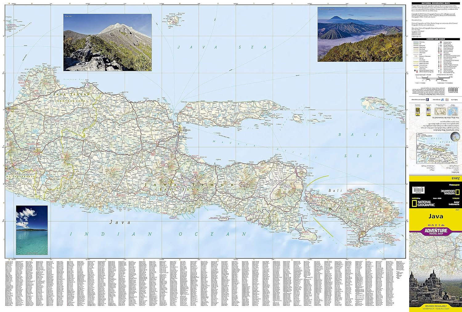 Java | overzichtskaart / wegenkaart 1:700.000 9781566956130 National Geographic Adventure Travel Maps Landkaarten en wegenkaarten Java Java | overzichtskaart / wegenkaart 1:700.000 9781566956130 National Geographic Adventure Travel Maps Landkaarten en wegenkaarten Java