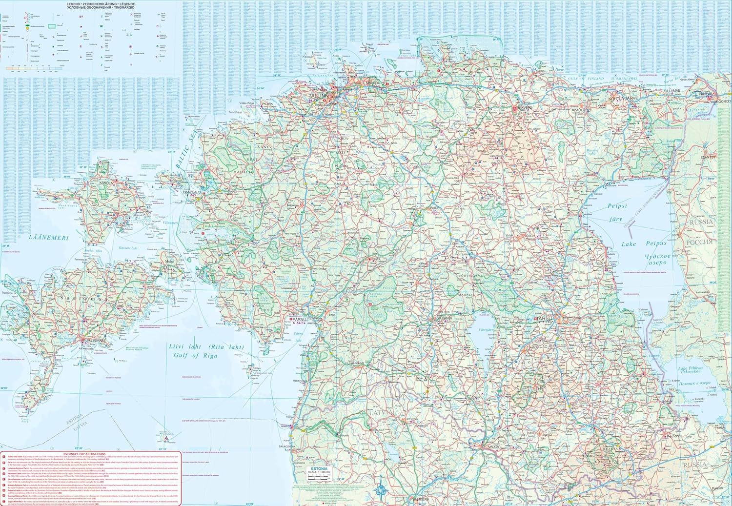 ITM Estonia - Tallinn 9781771292740 International Travel Maps Landkaarten en wegenkaarten Tallinn & Estland ITM Estonia - Tallinn 9781771292740 International Travel Maps Landkaarten en wegenkaarten Tallinn & Estland