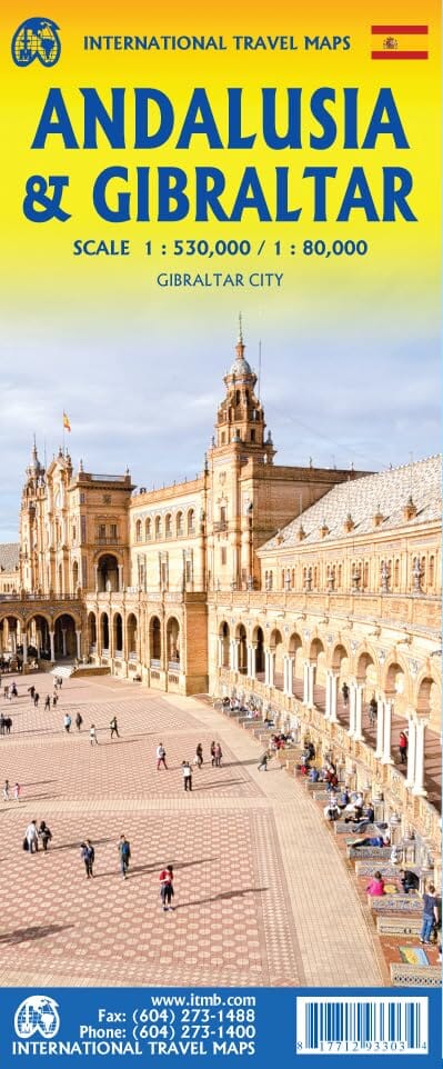 ITM Gibraltar & Andalusië| landkaart, autokaart 1: 530.000 / 1:80.000 9781771293303 International Travel Maps Landkaarten en wegenkaarten Andalusië ITM Gibraltar & Andalusië| landkaart, autokaart 1: 530.000 / 1:80.000 9781771293303 International Travel Maps Landkaarten en wegenkaarten Andalusië