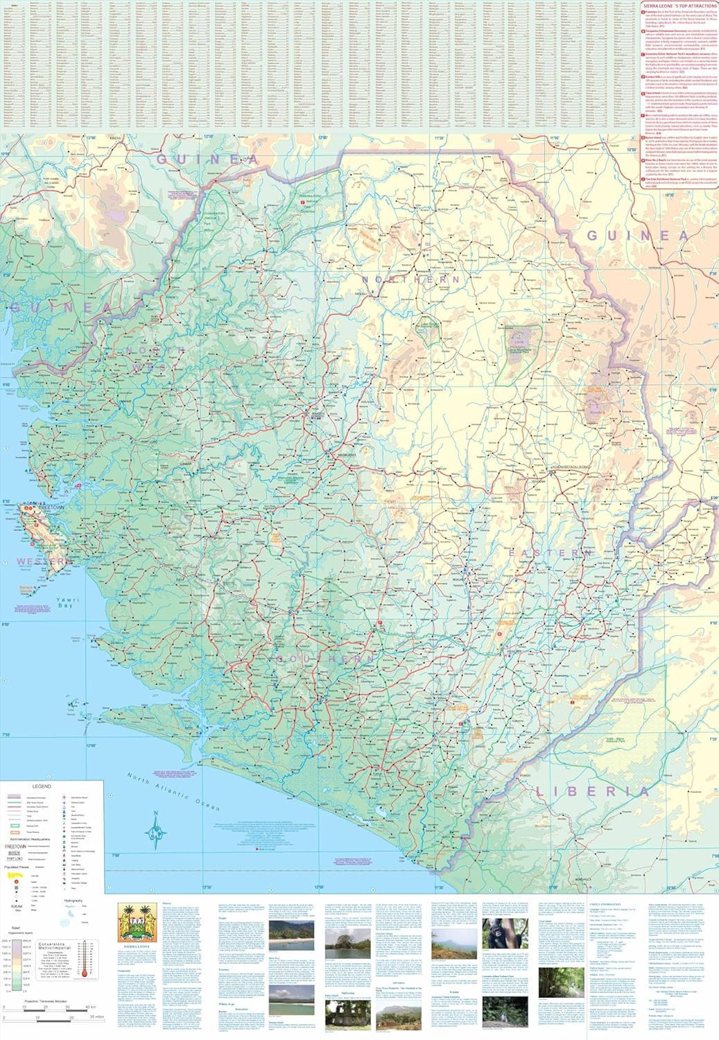 ITM Sierra Leone | landkaart, autokaart 1:500.000 9781771297400 International Travel Maps Landkaarten en wegenkaarten Guinee-Bissau, Guinee, Sierra Leone, Liberia ITM Sierra Leone | landkaart, autokaart 1:500.000 9781771297400 International Travel Maps Landkaarten en wegenkaarten Guinee-Bissau, Guinee, Sierra Leone, Liberia