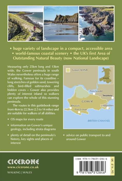 wandelgids The Gower 9781786312846 Cicerone Press Wandelgidsen Zuid-Wales, Pembrokeshire, Brecon Beacons wandelgids The Gower 9781786312846 Cicerone Press Wandelgidsen Zuid-Wales, Pembrokeshire, Brecon Beacons