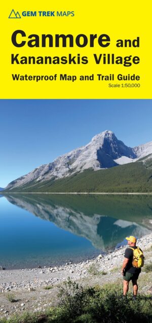 Canmore / Kananaskis village 1:50.000 9781990161193  Gem Trek Publishing Wandelkaarten Canada  Wandelkaarten Canadese Rocky Mountains