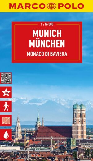 Marco Polo Stadsplattegrond München 1:16.000 9783575020628  Marco Polo MP stadsplattegronden  Stadsplattegronden München en omgeving