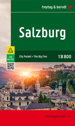 Salzburg 1:10.000 | stadsplattegrond 9783707909319  Freytag & Berndt Compact plattegrond  Stadsplattegronden Salzburger Land & Stiermarken