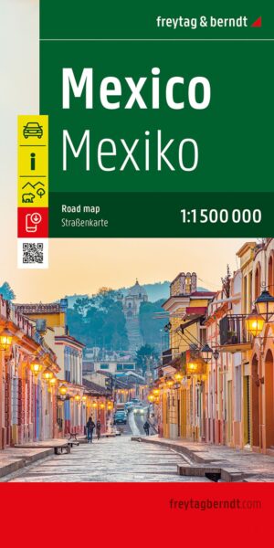 Mexico | autokaart, wegenkaart 1:1.500.000 9783707923254  Freytag & Berndt   Landkaarten en wegenkaarten Mexico (en de Maya-regio)