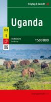 Uganda (Oeganda) | autokaart, wegenkaart 1:500.000 9783707923636  Freytag & Berndt   Landkaarten en wegenkaarten Uganda, Rwanda, Burundi, Ruwenzorigebergte
